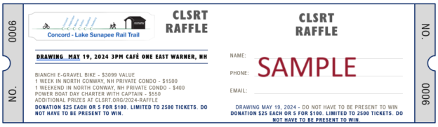 sample CLSRT raffle ticket