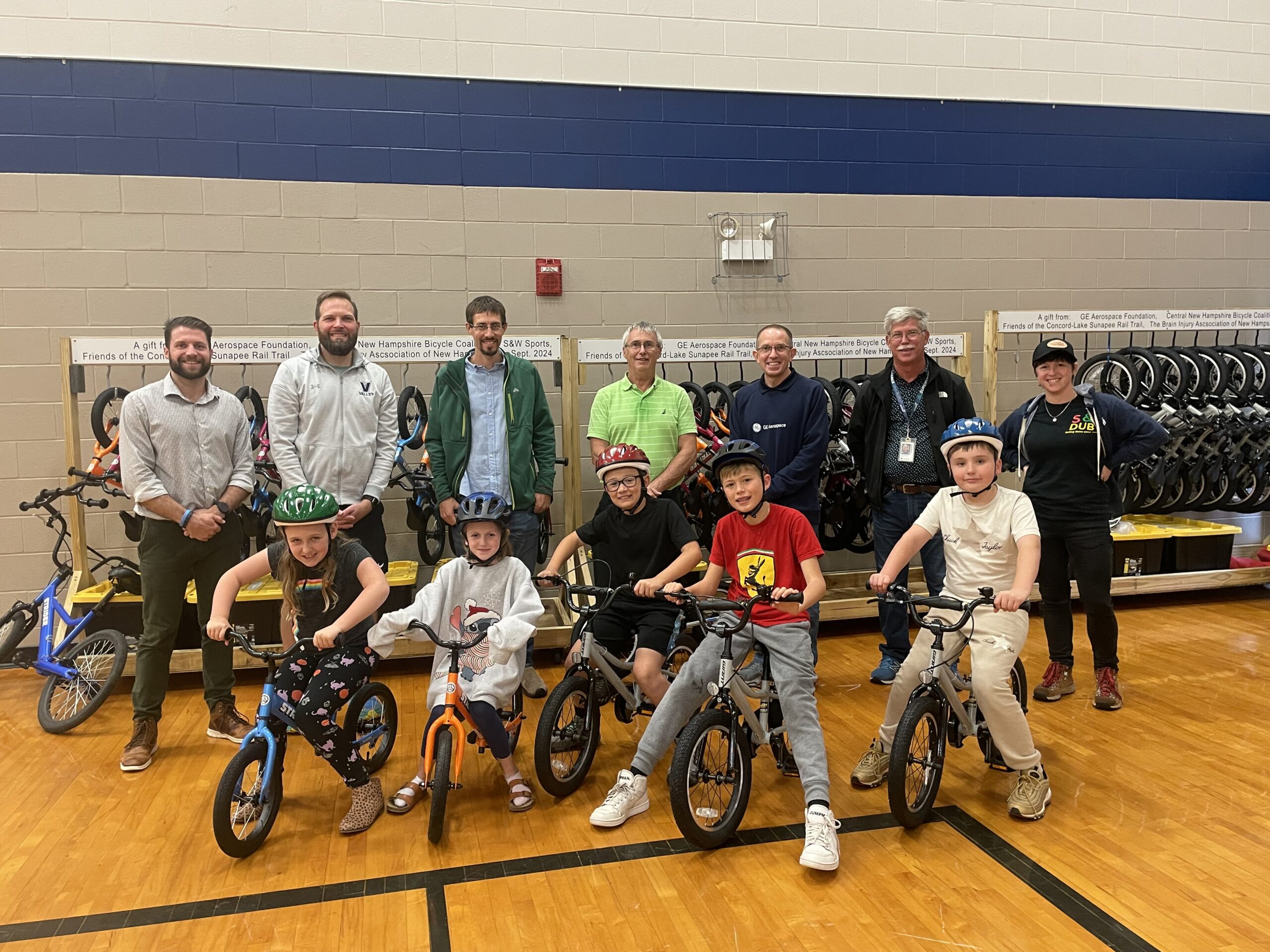 Delivering bikes to MVSD.